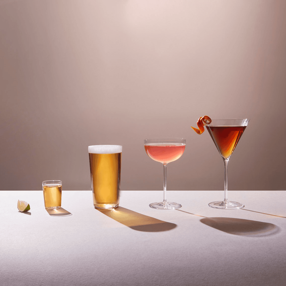 Cocktail Set of 2 Martini Glasses