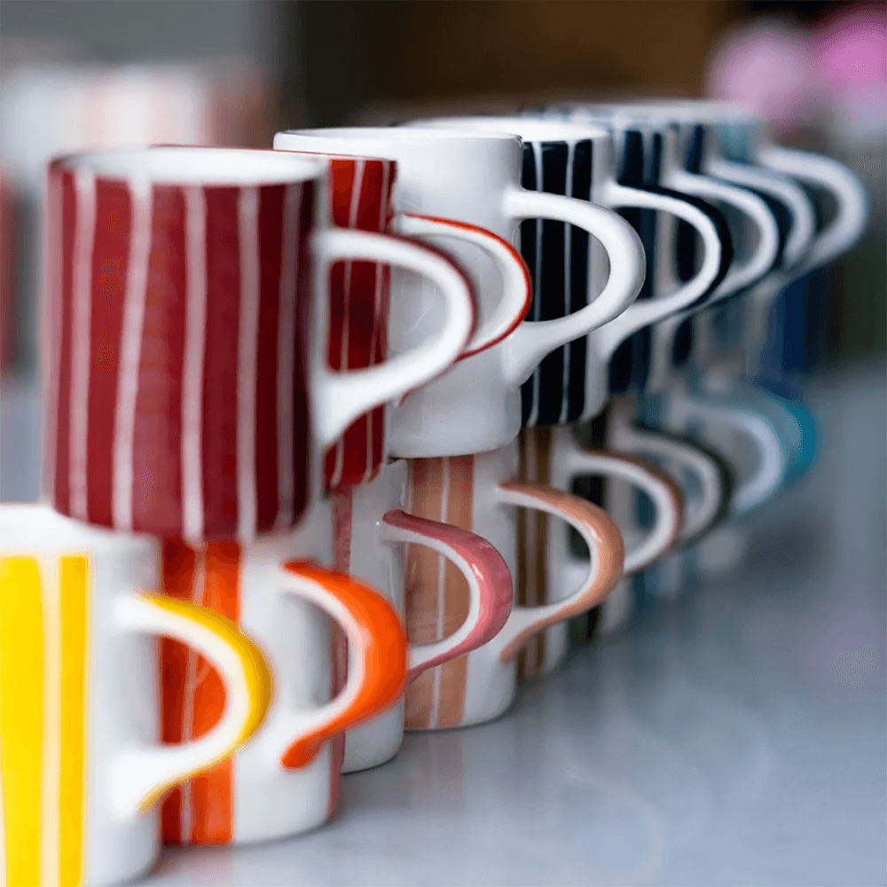 Sgraffito Espresso Cup