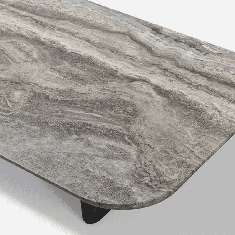 Caicos Coffee Table, Grey Marble