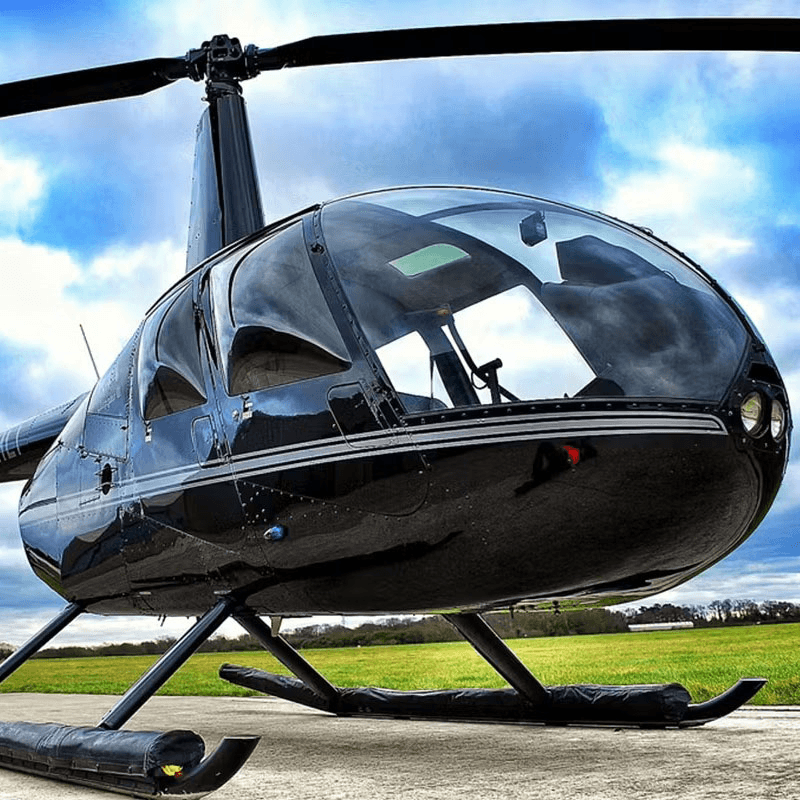18 Mile Helicopter Pleasure Flight with Bubbly for Two