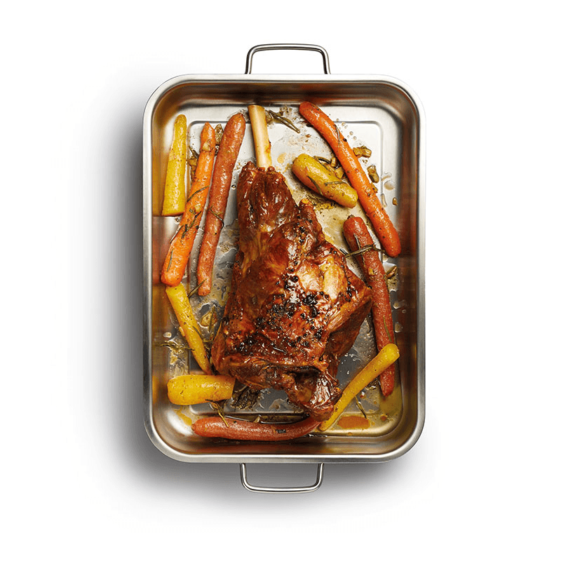 Deep roasting pan, Stainless Steel